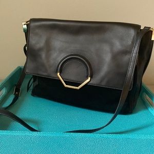Louise et Cie leather and suede handbag. Like new.